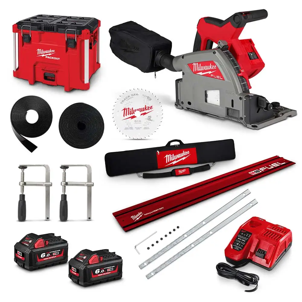 MILWAUKEE 18V FUEL 165mm Track Saw Kit M18FPS55-602P