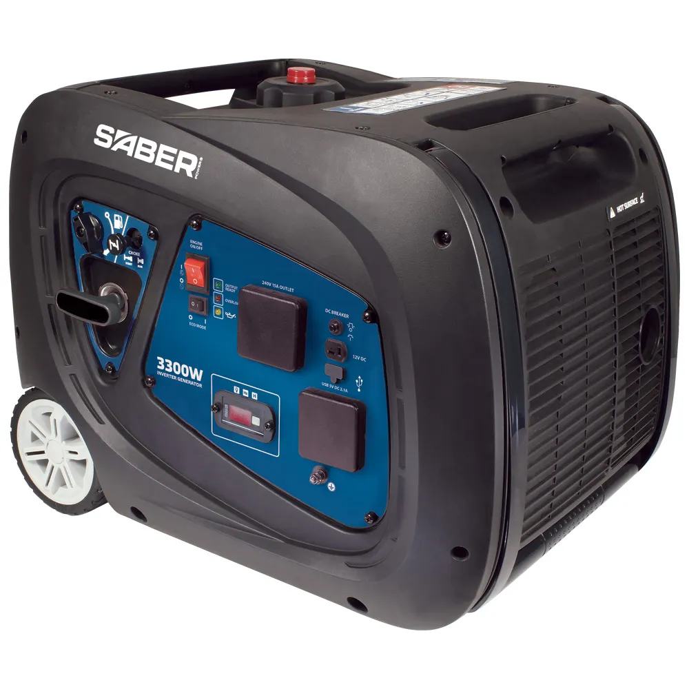 SABER 3300W 5.5hp Petrol Inverter Generator SABSPG3300W