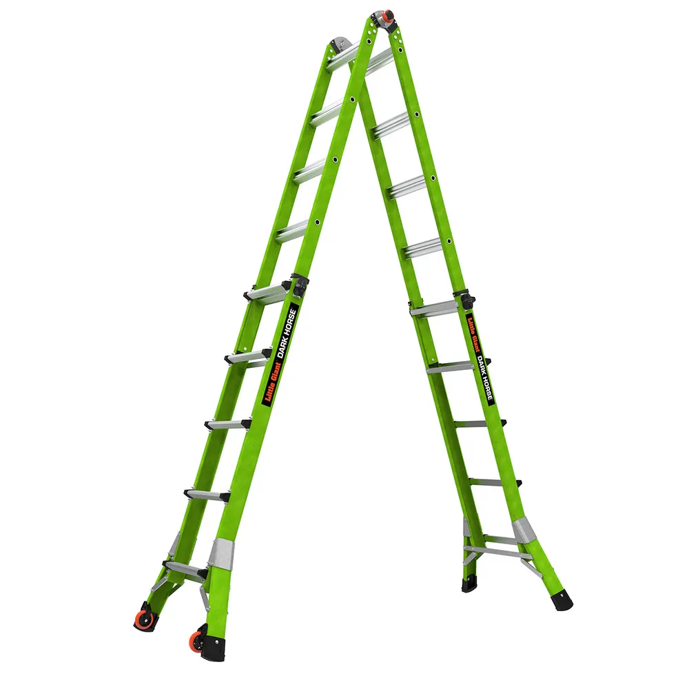 LITTLE GIANT Dark Horse 2.0 Multi-Purpose Fibreglass Ladder M22 5-9 Step