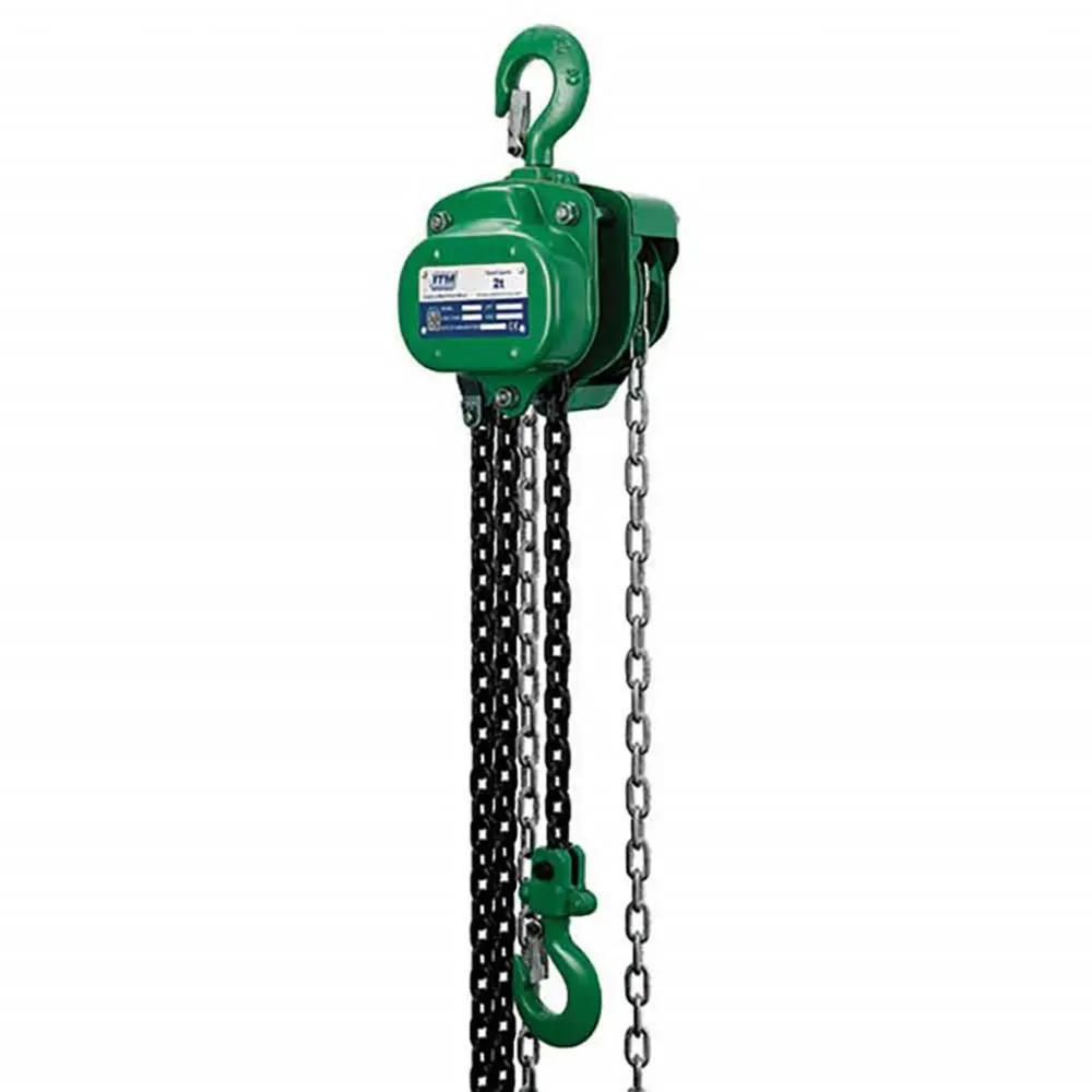 ITM 2 Tonne 3m Lift Heavy Duty Chain Block Load Limited TM9022-02006