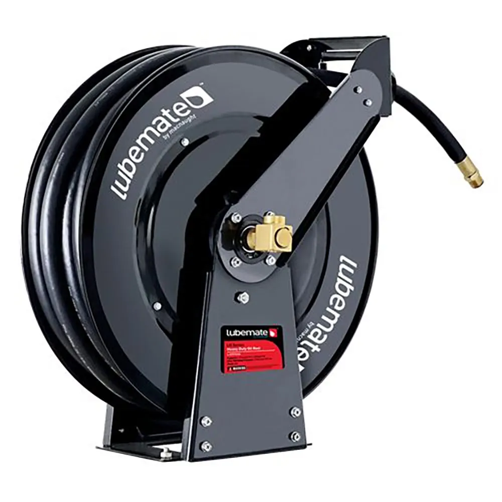 LUBEMATE 1" x 15m Diesel Reel w/ Auto Nozzle L-DTP2515-AN