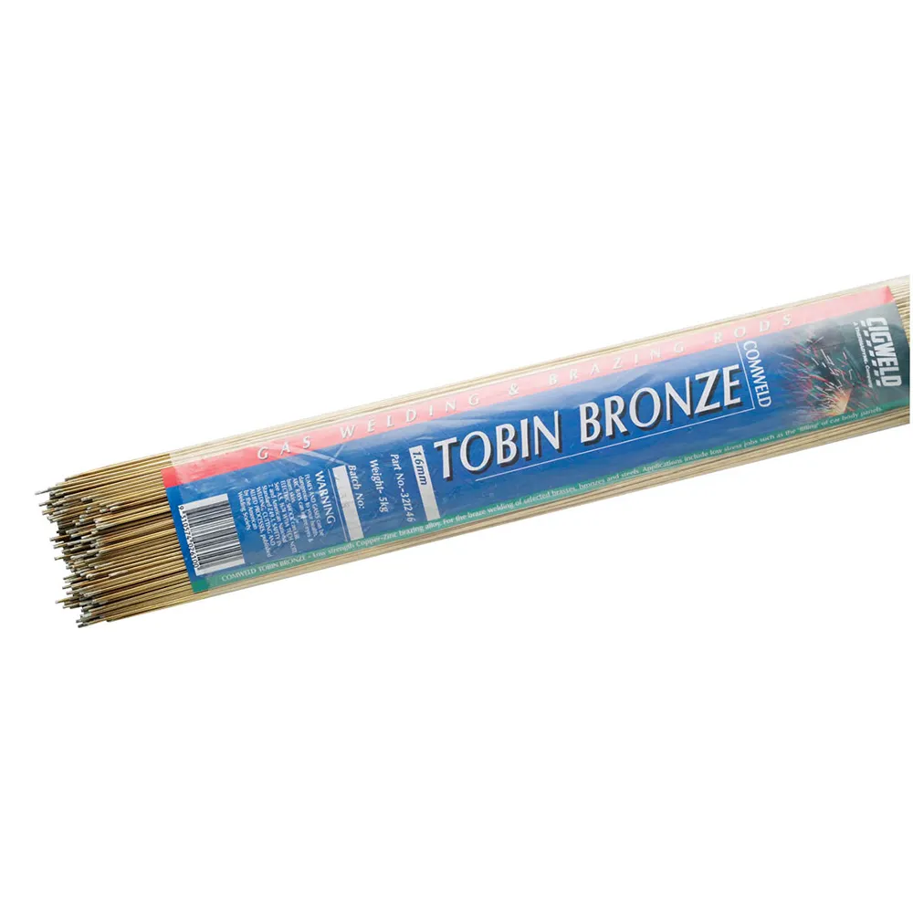 CIGWELD Comweld Tobin Gas Bronze 3.2mm 5kg Filler Rod 321249