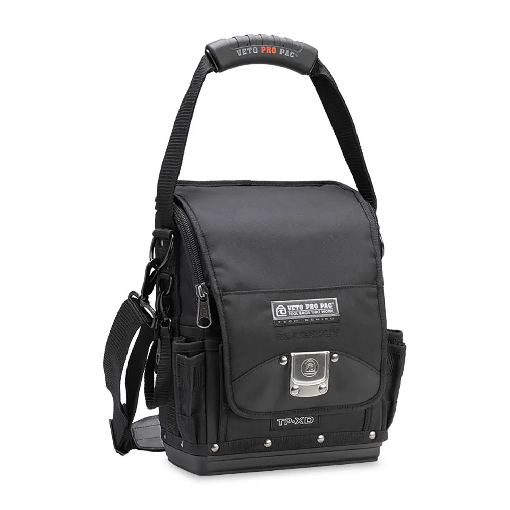 VETO 20 x 28 x 34cm TP-XD Blackout Tool Pouch w. Base - XL VETOTPXDBLACK