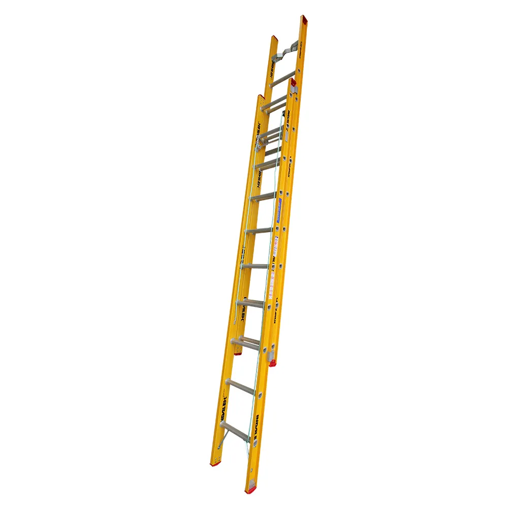 INDALEX 135kg Trade 3.4m - 5.5m Fibreglass Extension Ladder TRDXF18
