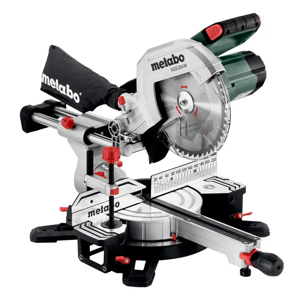 METABO 1450W 254mm Slide Compound Mitre Saw KGS254M 613254190