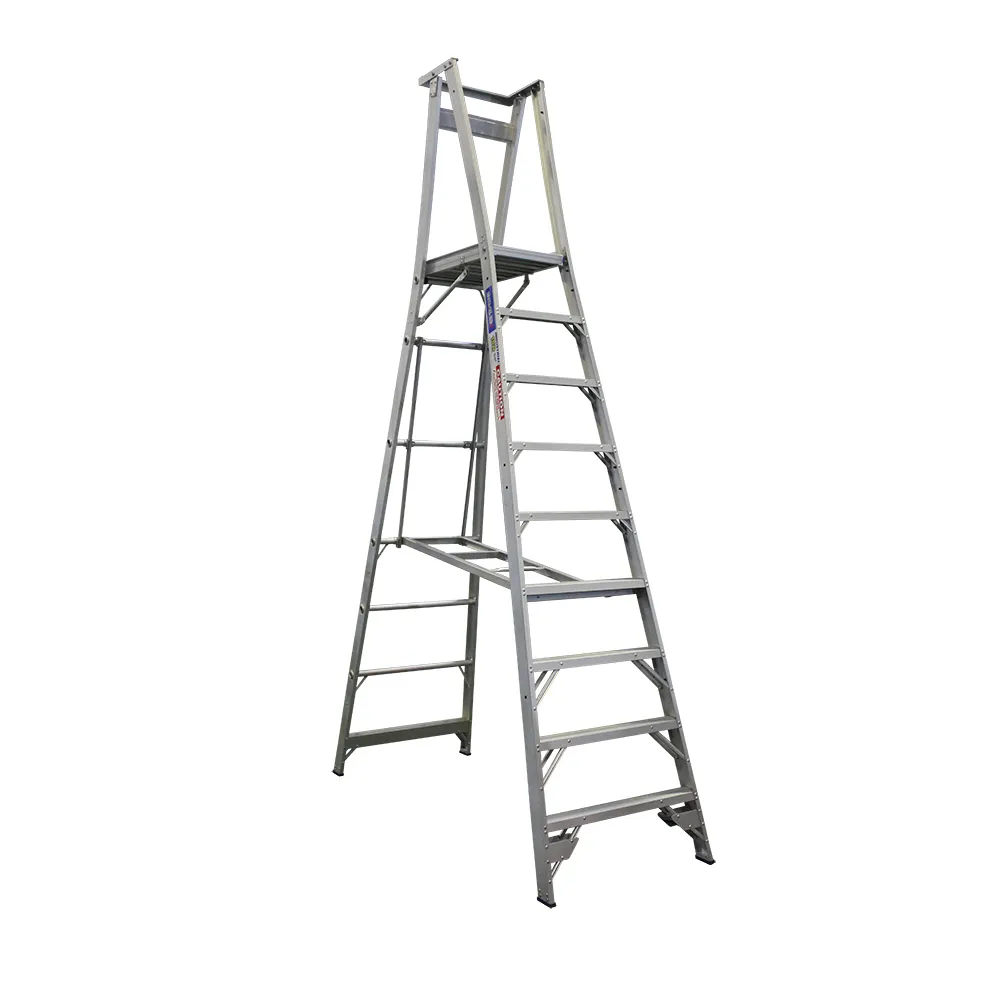 INDALEX 150kg Pro 9 Step Aluminium Platform Ladder PROP12/9