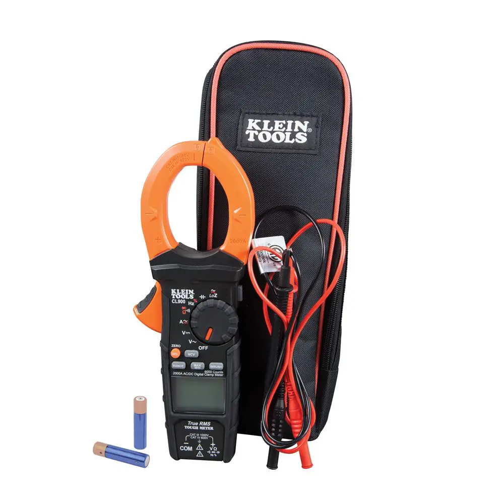 KLEIN 600V CAT4 2000AMP 1000V CAT3 AC/DC Digital Clamp Meter ACL900