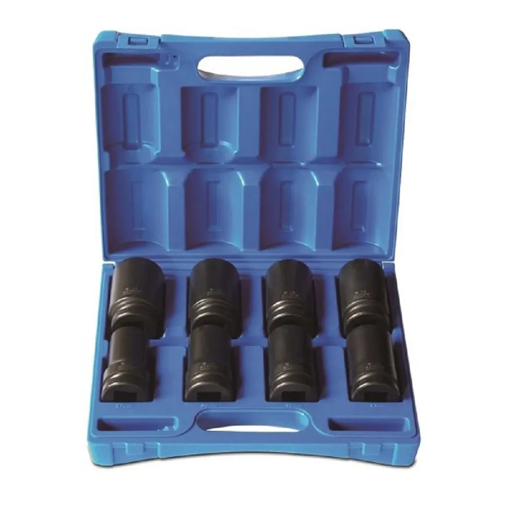 ACTION 27-41mm x 1inch Metric Deep Impact Socket Set - 8 Piece 605520801