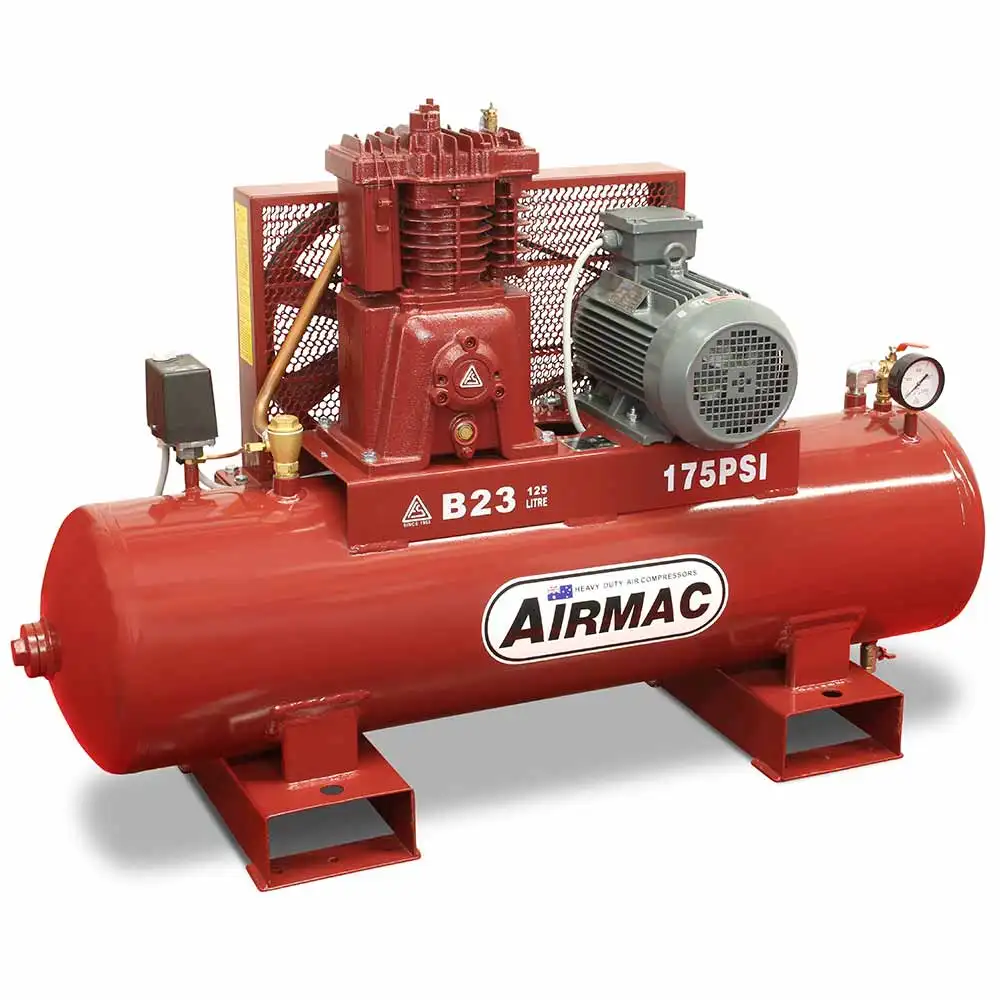 AIRMAC 415V 4hp 125l 325 L/Min Air Compressor AM B23 415V