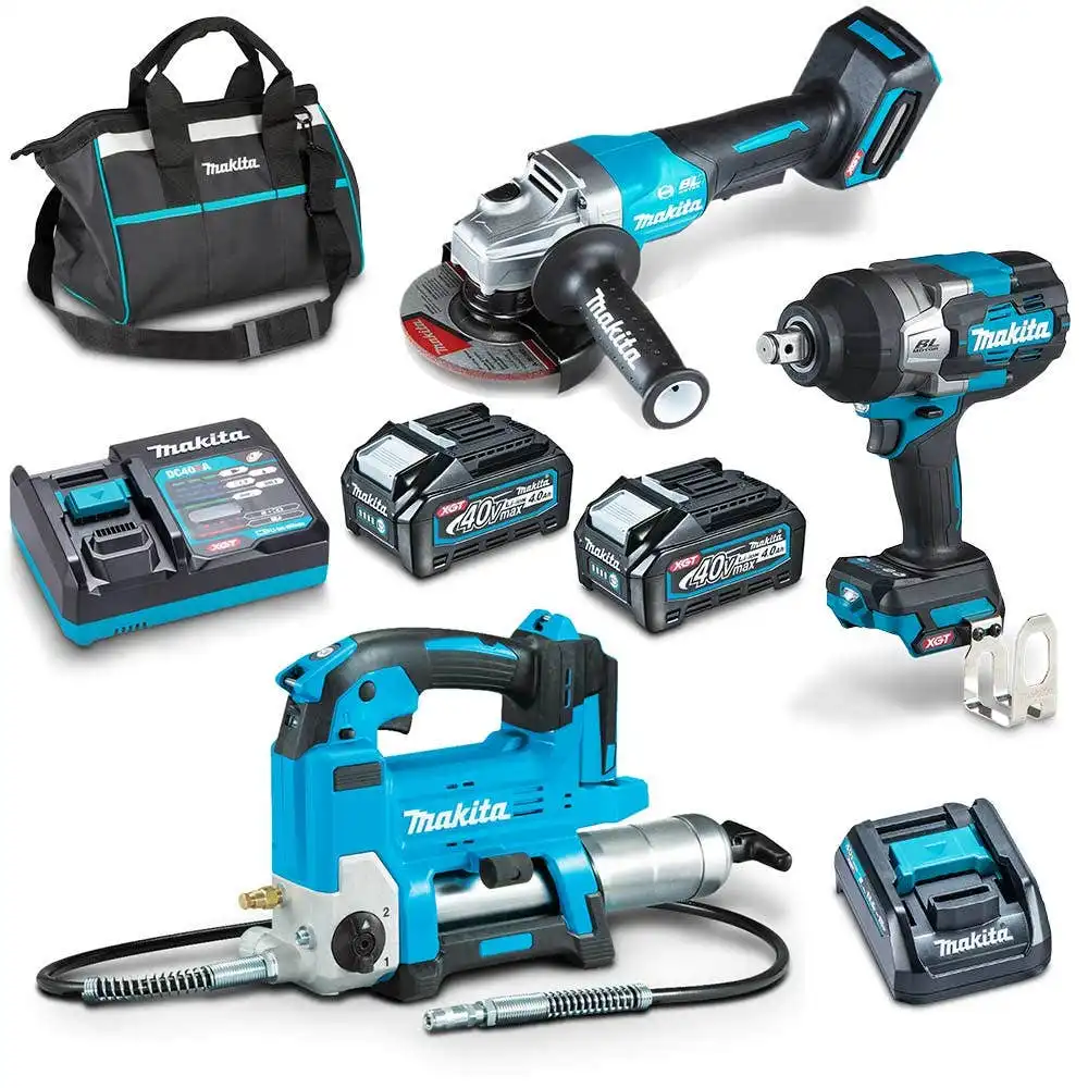 MAKITA 40V Max Brushless 3 Piece 2 x 4.0Ah Combo Kit DK0146X1
