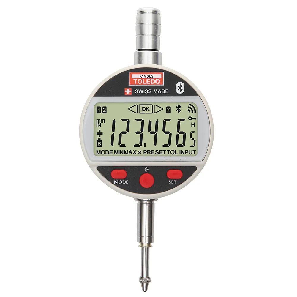 TOLEDO 0.0001 x 12.5mm Bluetooth Digital Dial Indicator 322403