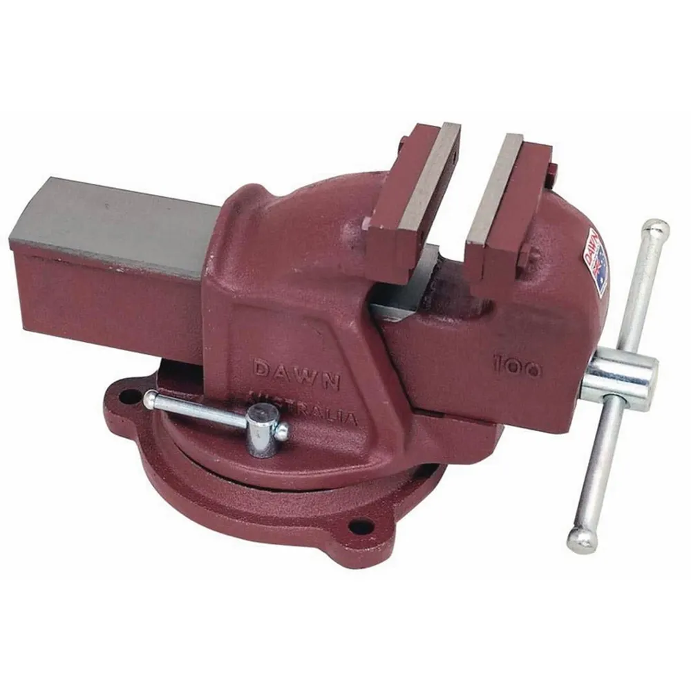 DAWN 100mm Engineer Vice - Cast w. Deflector - Swivel 60163