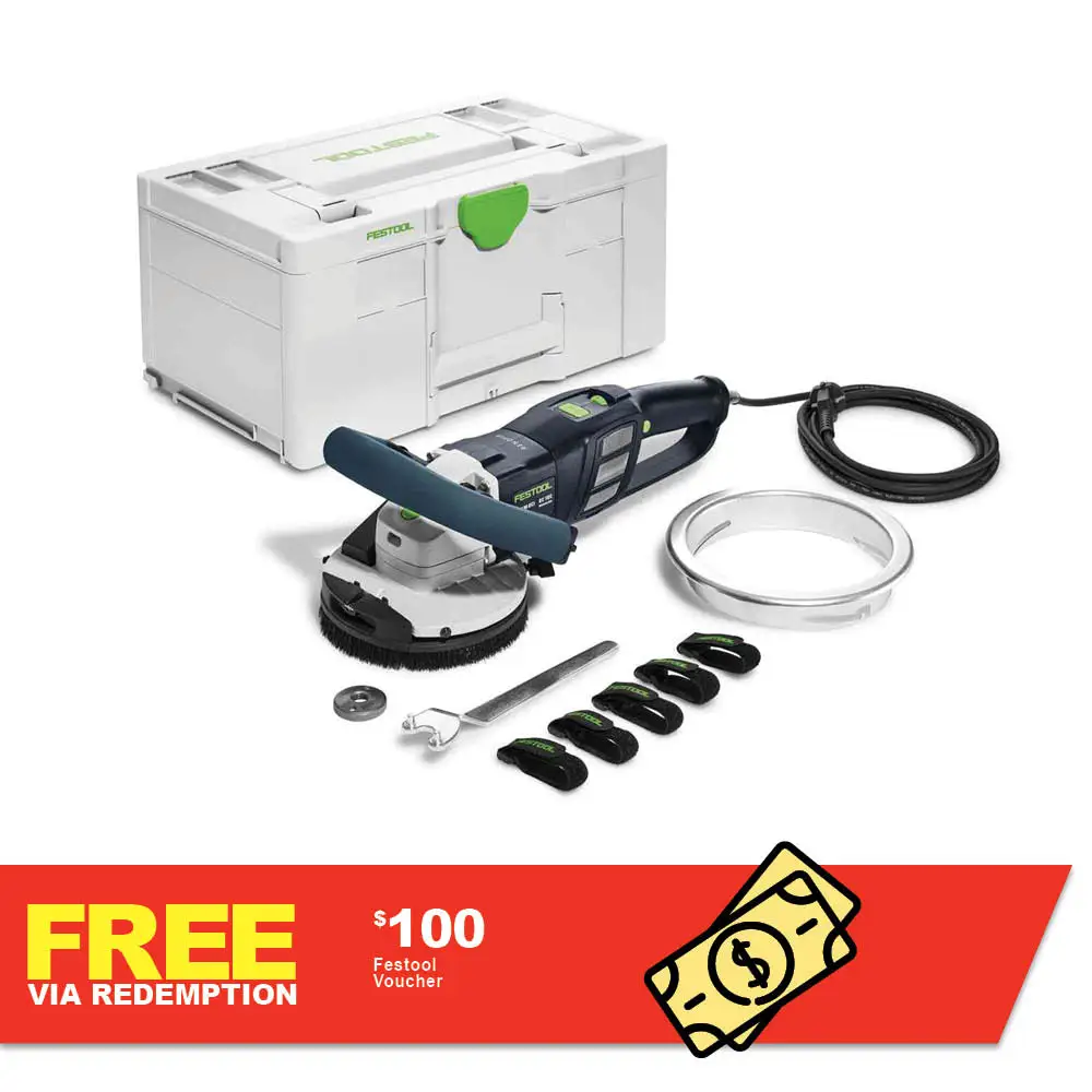 FESTOOL RG ECI 130mm Brushless Concrete Grinder in Systainer 577049