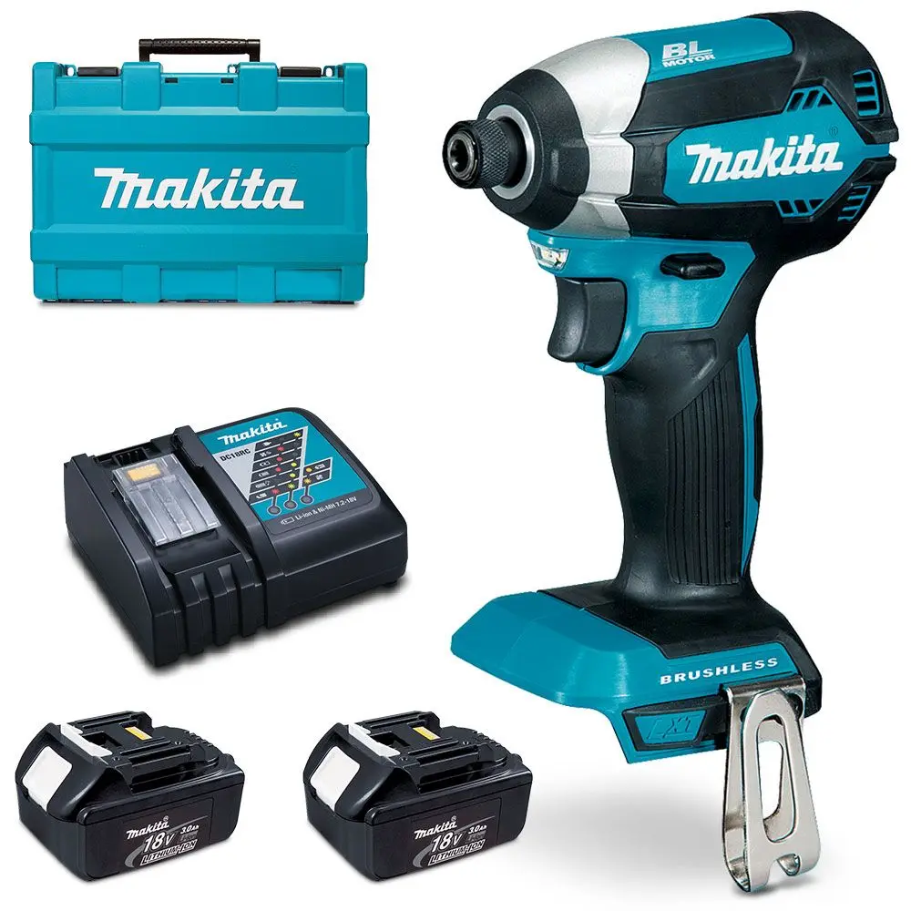 MAKITA 18V Brushless 3.0Ah Impact Driver Combo Kit DTD153RFE