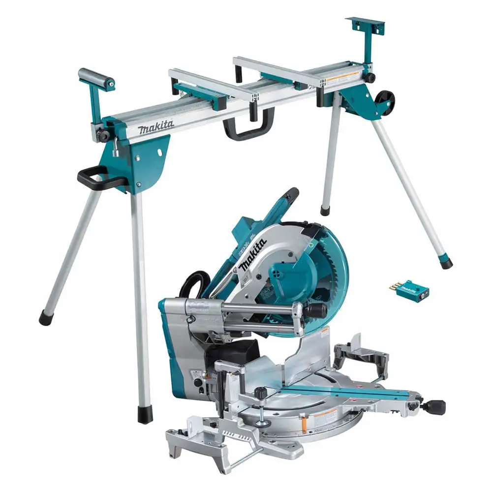 MAKITA 18Vx2 Brushless AWS 305mm Slide Compound Saw + Mitre Saw Stand DLS211ZU + AUAWST06
