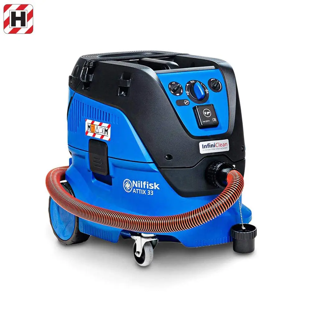 NILFISK 1400W 30L H-Class Attix 33 Industrial Vacuum Dust Extractor 107419604