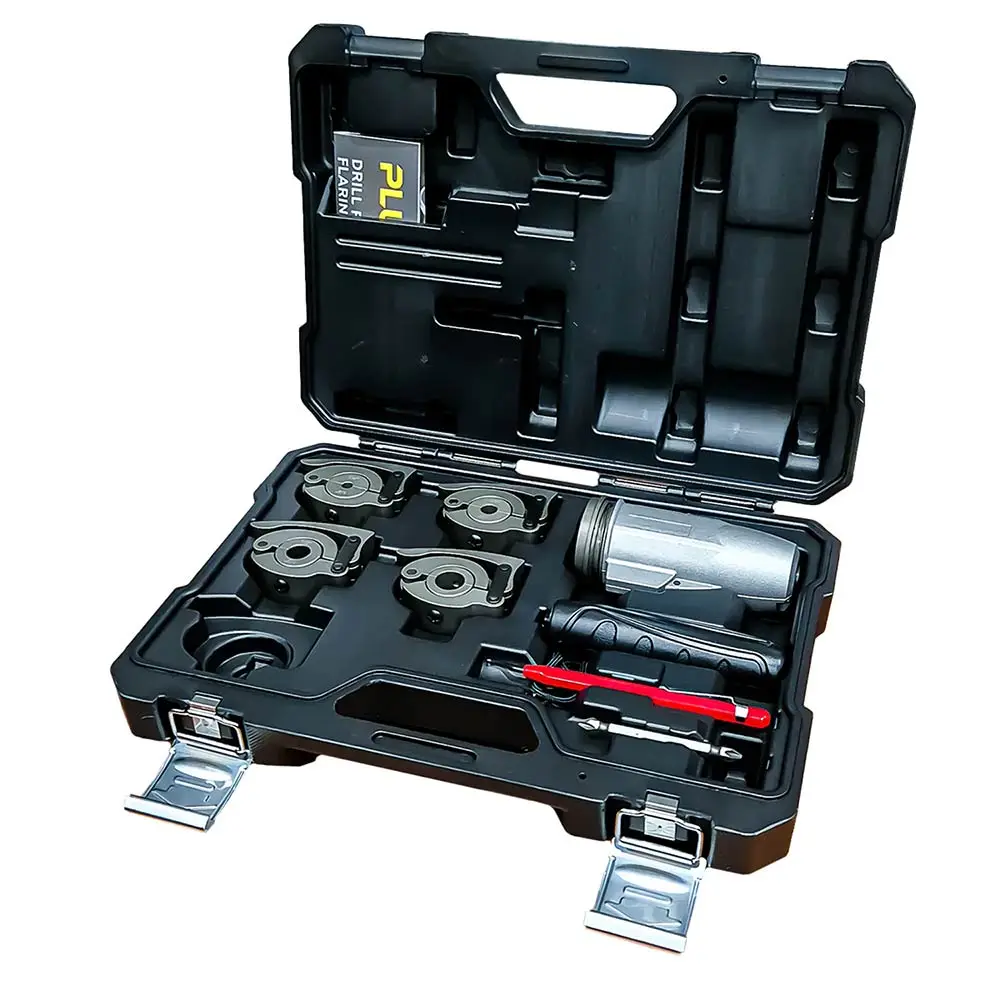 PLUMBOSS 1/4-5/8in Drillflare Drill Powered Flaring Tool Kit DFT01