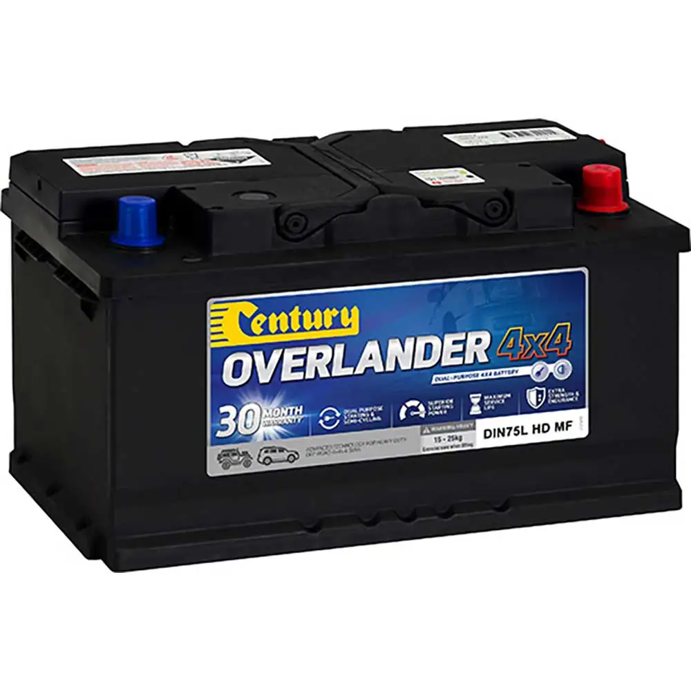 CENTURY DIN75L HD MF 4WD Overlander Car Battery 125139
