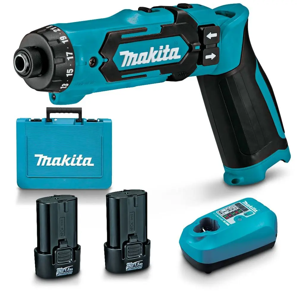 MAKITA 7.2V 2 x 1.5Ah Driver Drill Kit DF012DSE