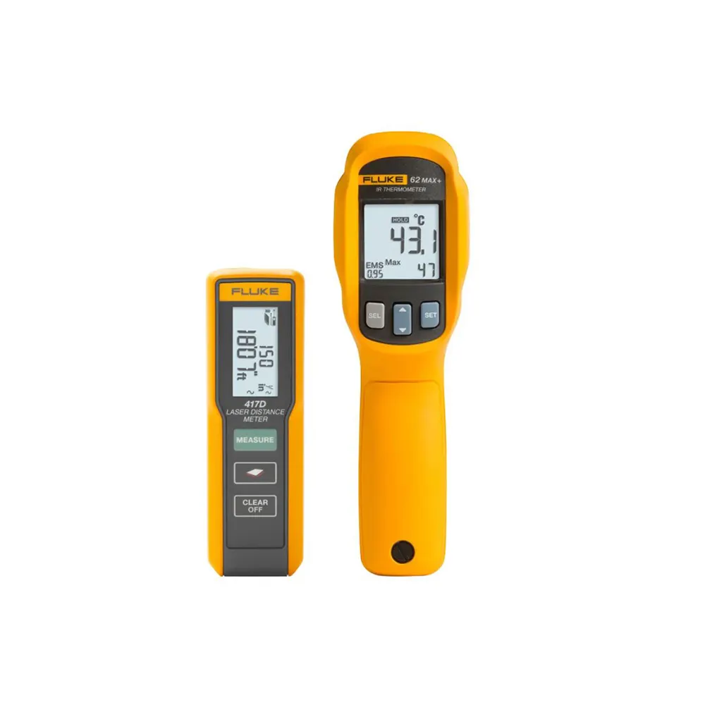 FLUKE 417D Laser Distance Meter & 62 MAX+ IR Thermometer Kit FLU417D/62MAX+