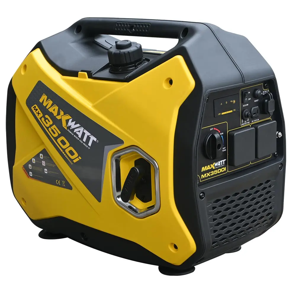 MAXWATT 3800W Recoil Start Petrol Inverter Generator MX3500I