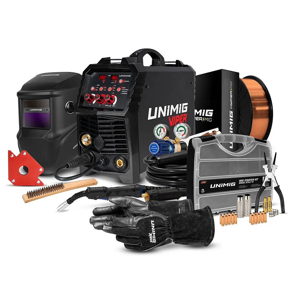 UNIMIG 10A Viper 165 Bundle Multi Process Welder PK11111