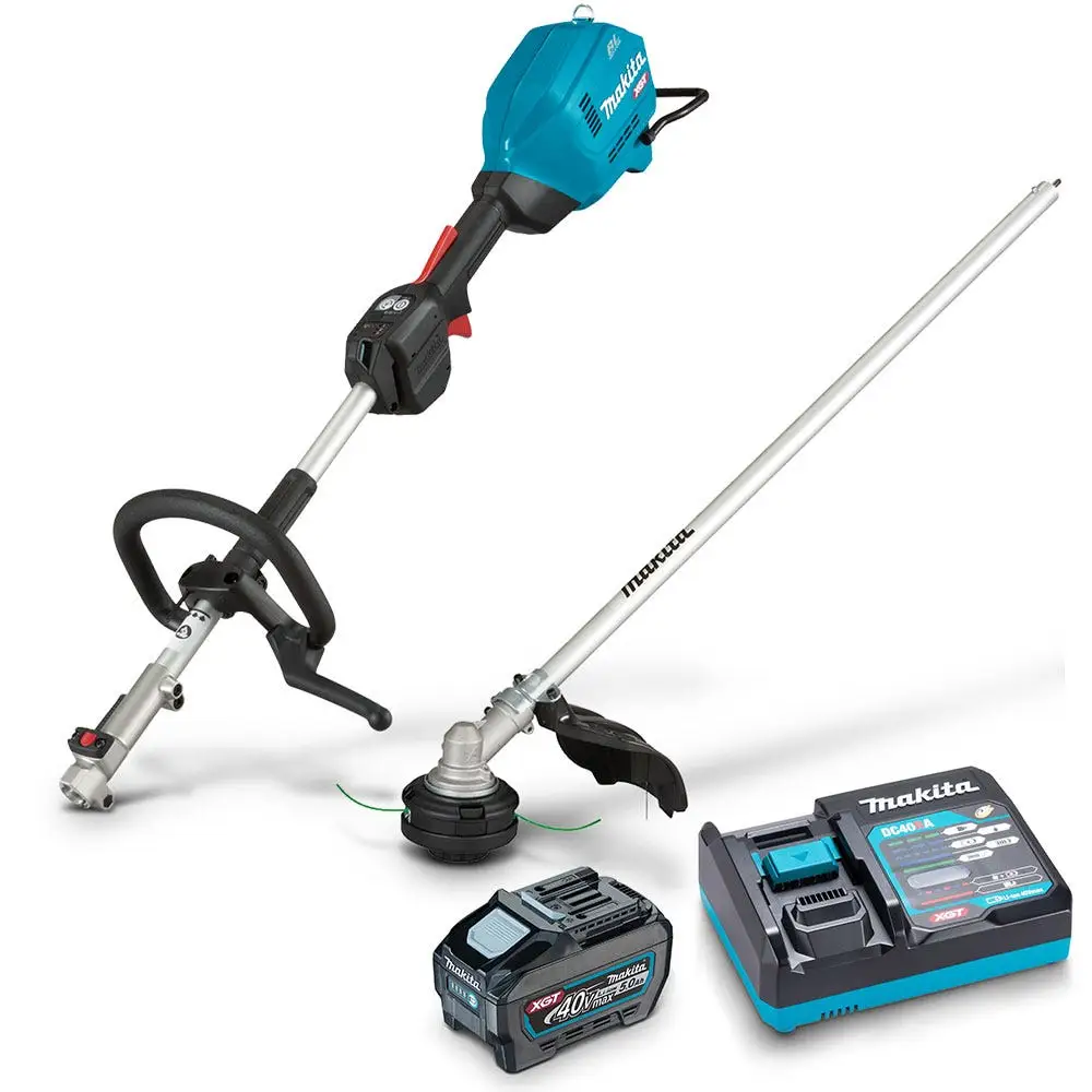 MAKITA 40V MAX XGT Brushless Multi-Function Power Head Kit 1 x 5.0Ah w. Line Trimmer UX01GT104