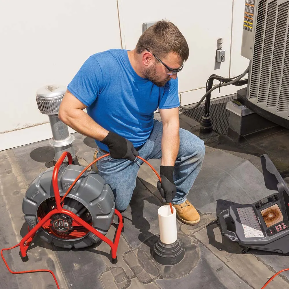 RIDGID 61m Non Self-Levelling SeeSnake Mini Camera with TruSense 63633