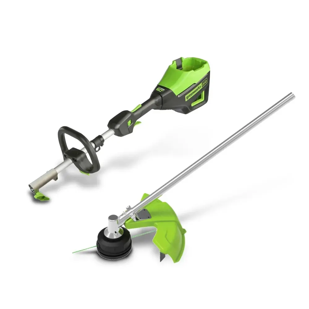 GREENWORKS 60V 1 x 4.0Ah Pole Saw/Hedge/Edger Attachment Multi Tool Kit TTKIT906