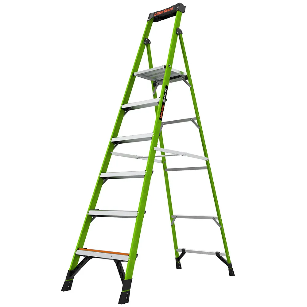 LITTLE GIANT Tuff-N-Lite Fibreglass Platform 6 Step 15368440