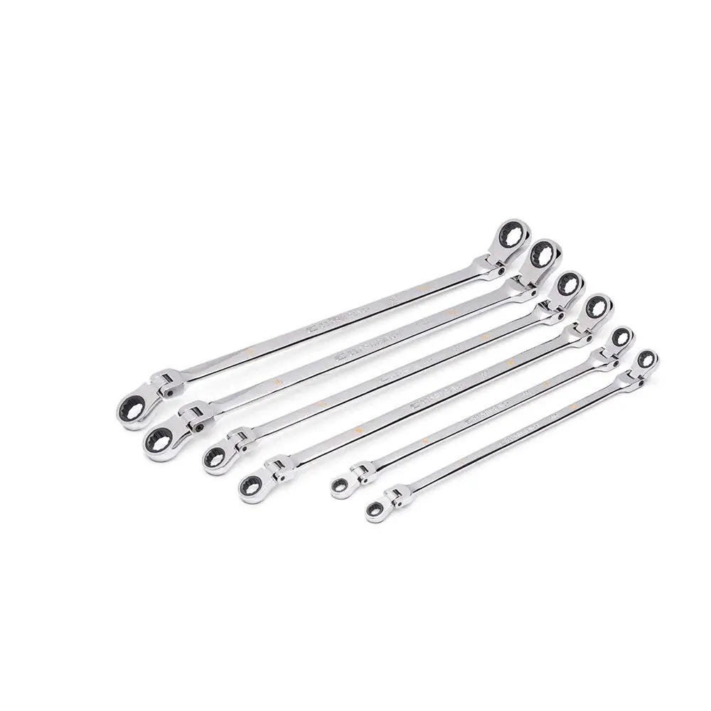 GEARWRENCH 90T Met Gearbox Double Flex Ratcheting Wrench Set - 6 Piece 86830