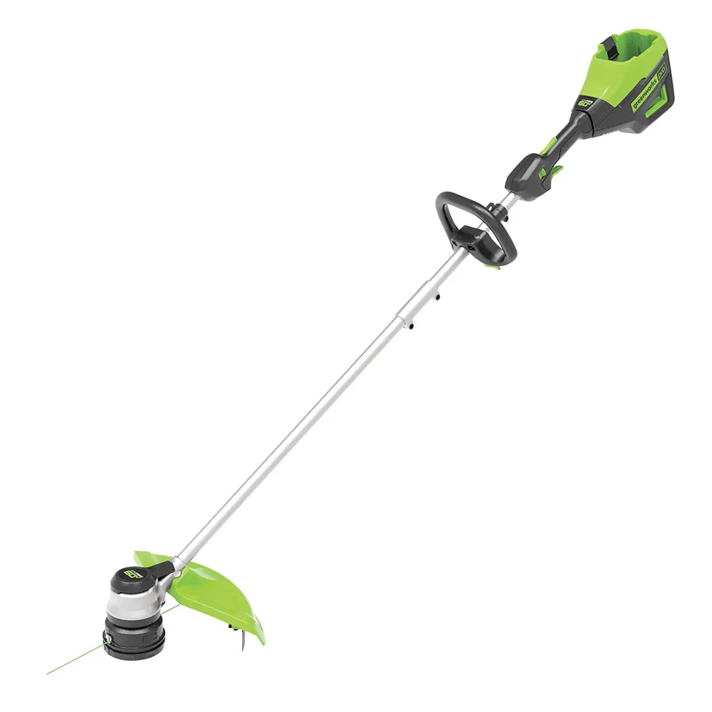 GREENWORKS 60V 40cm 1 x 4.0Ah Straight Shaft Line Trimmer Kit 2108707AU