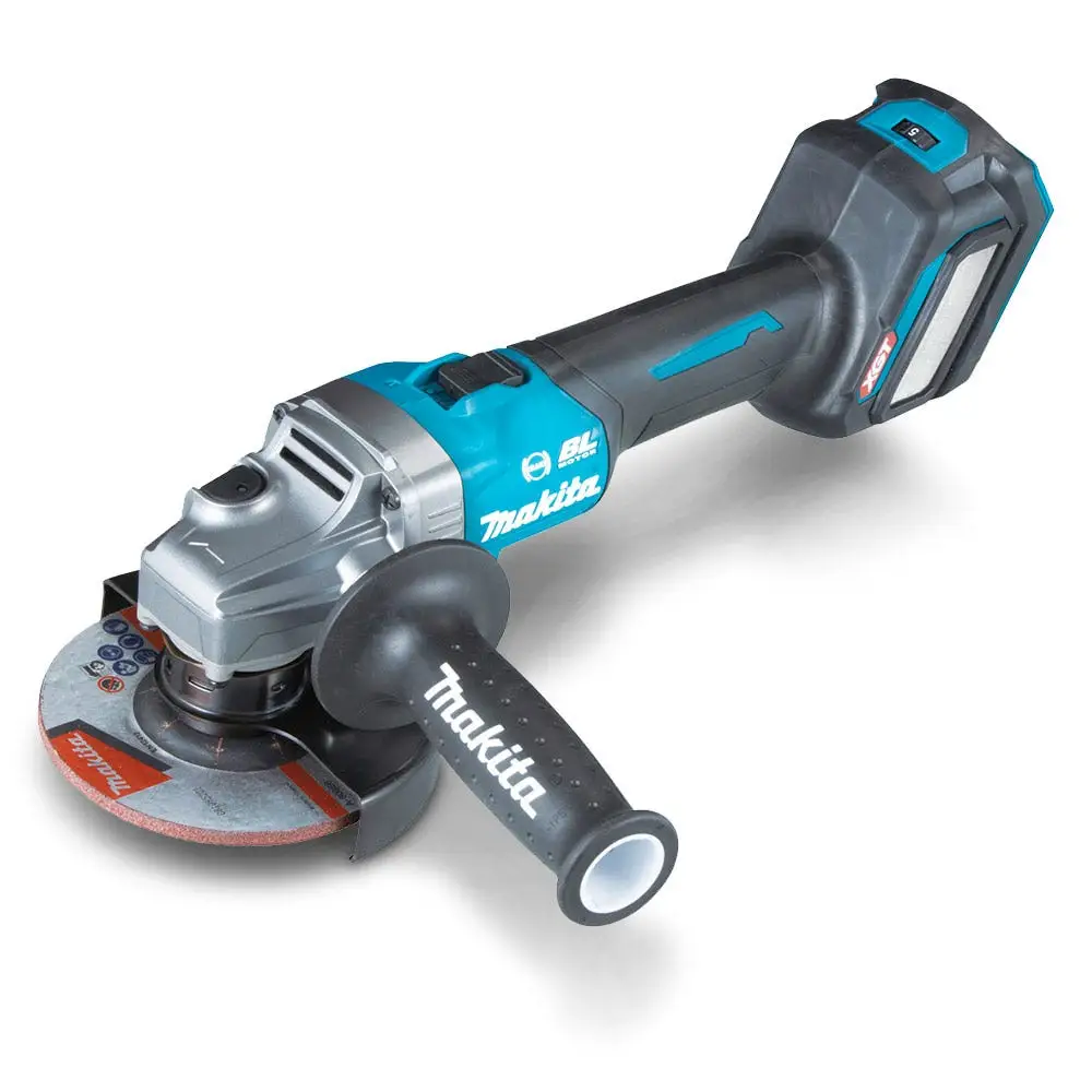 MAKITA 40V Max XGT Brushless 2 x 4.0Ah 125mm Slide Switch Angle Grinder Kit GA023GM201