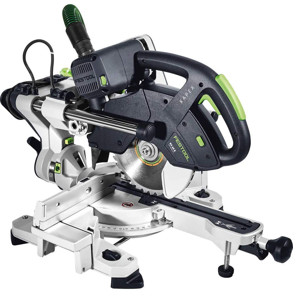 FESTOOL 1200W Sliding-Compound Mitre Saw KS 60 KS60KAPEX SET 561695