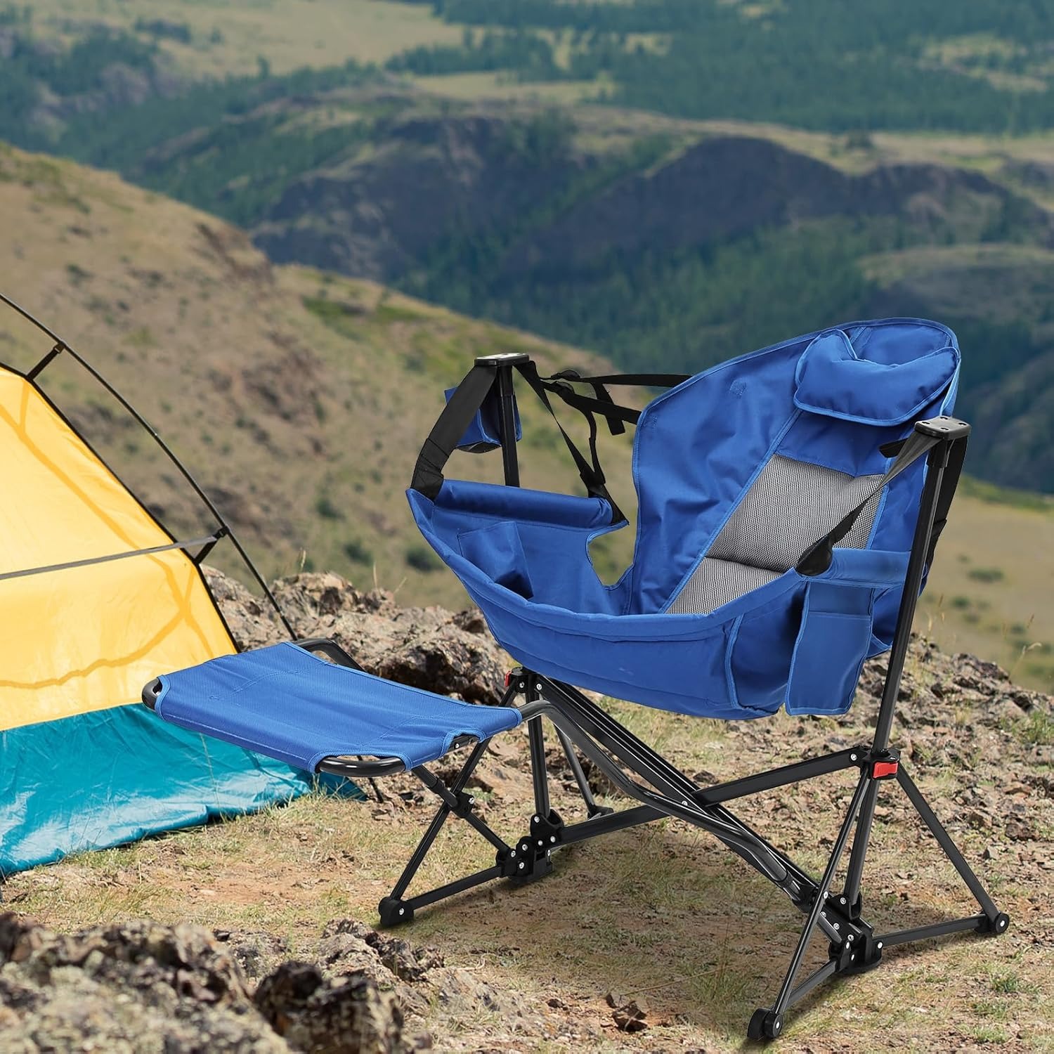Rocking Camping Chair HIGH POINT SPORTS Hammock Camping