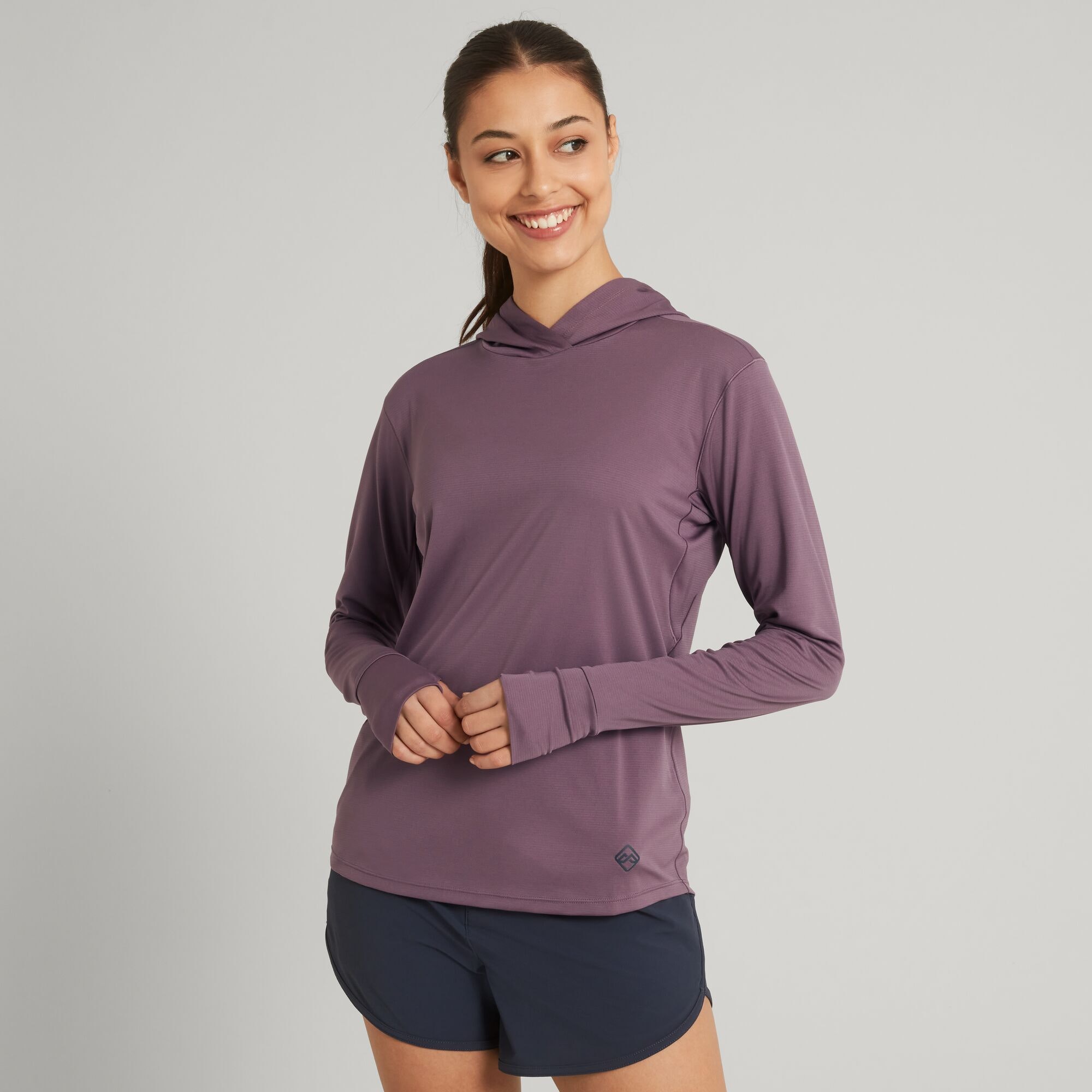 SUN-Stopper Women's Hooded Long Sleeve Top