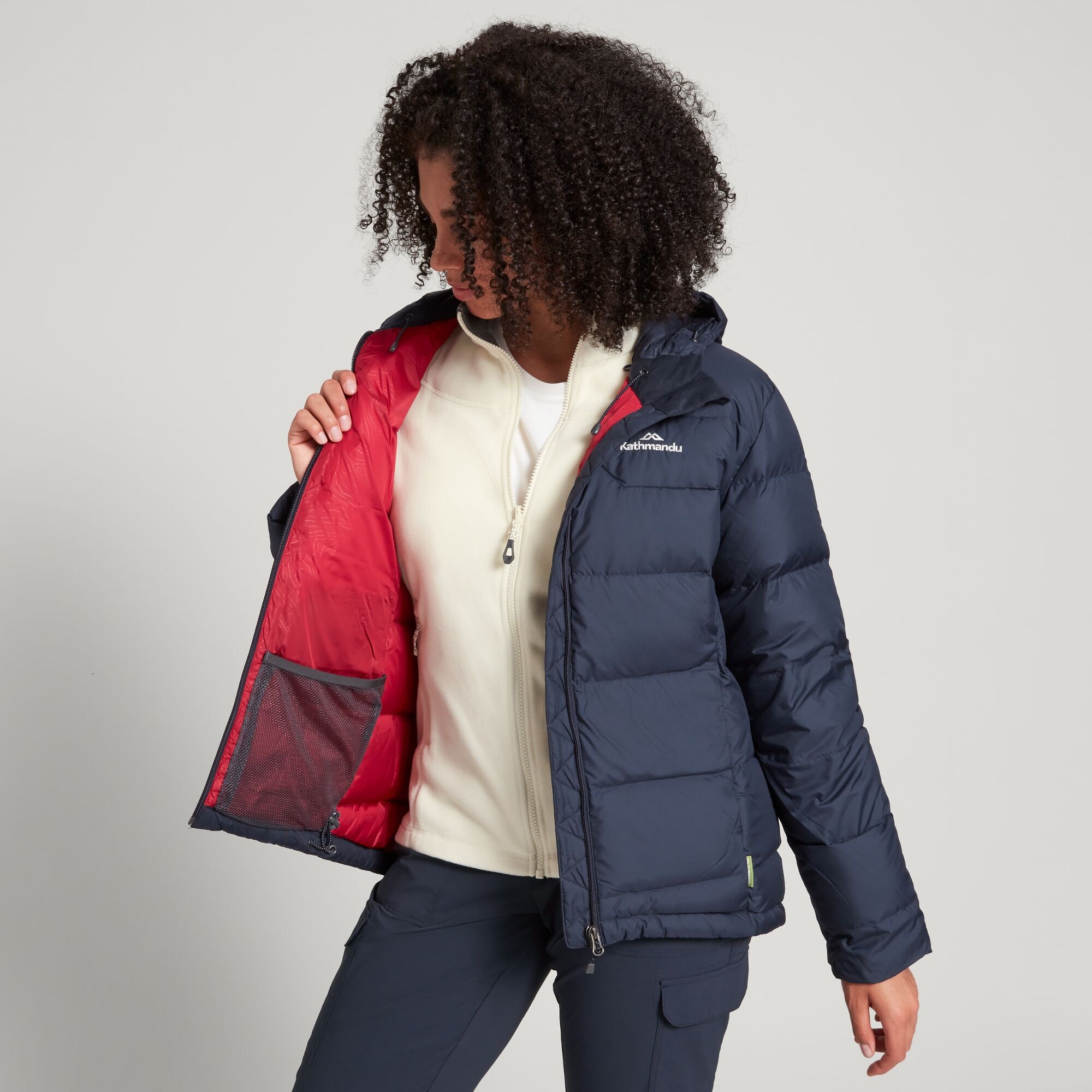 Epiq Women's 600 Fill Hooded Down Jacket