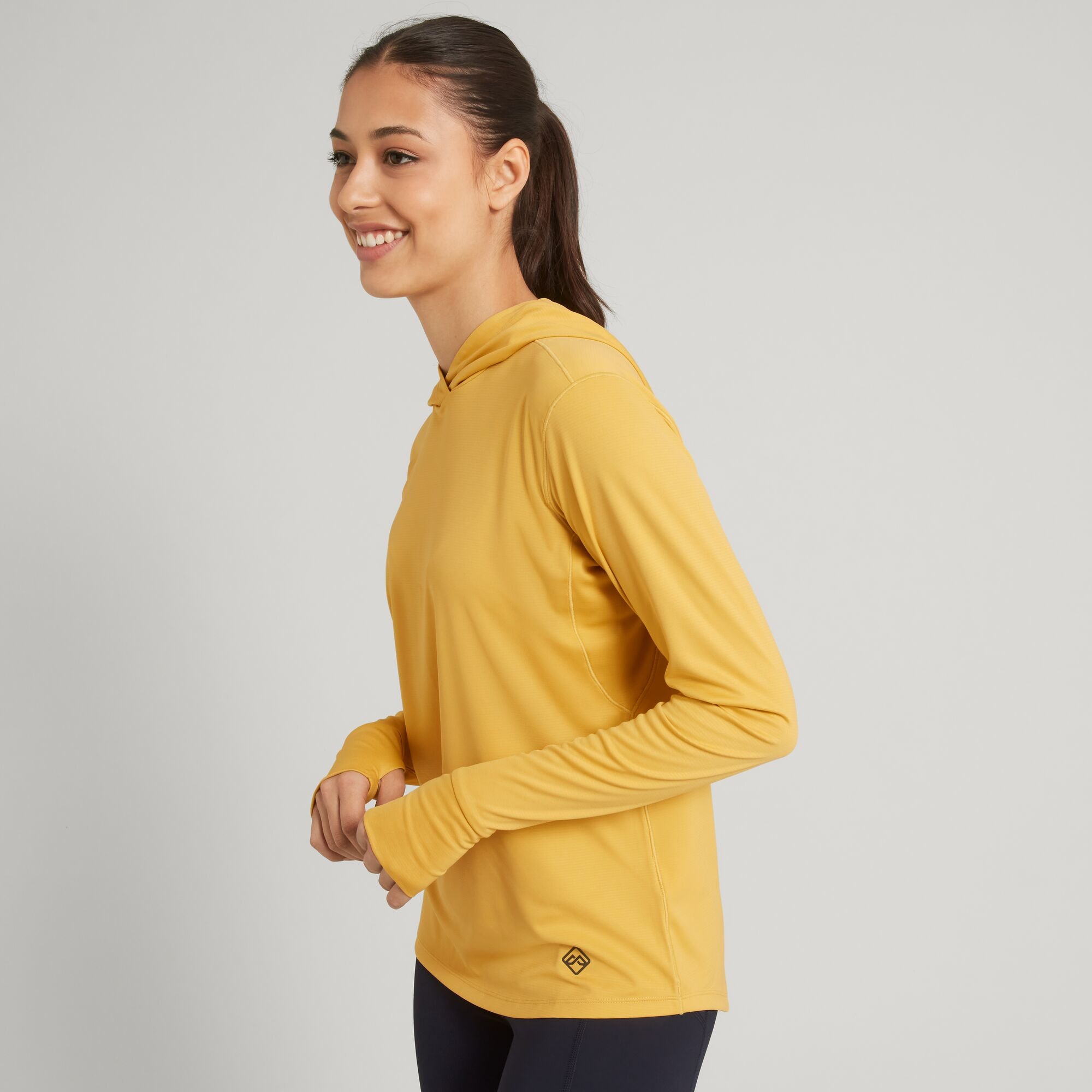 SUN-Stopper Women's Hooded Long Sleeve Top