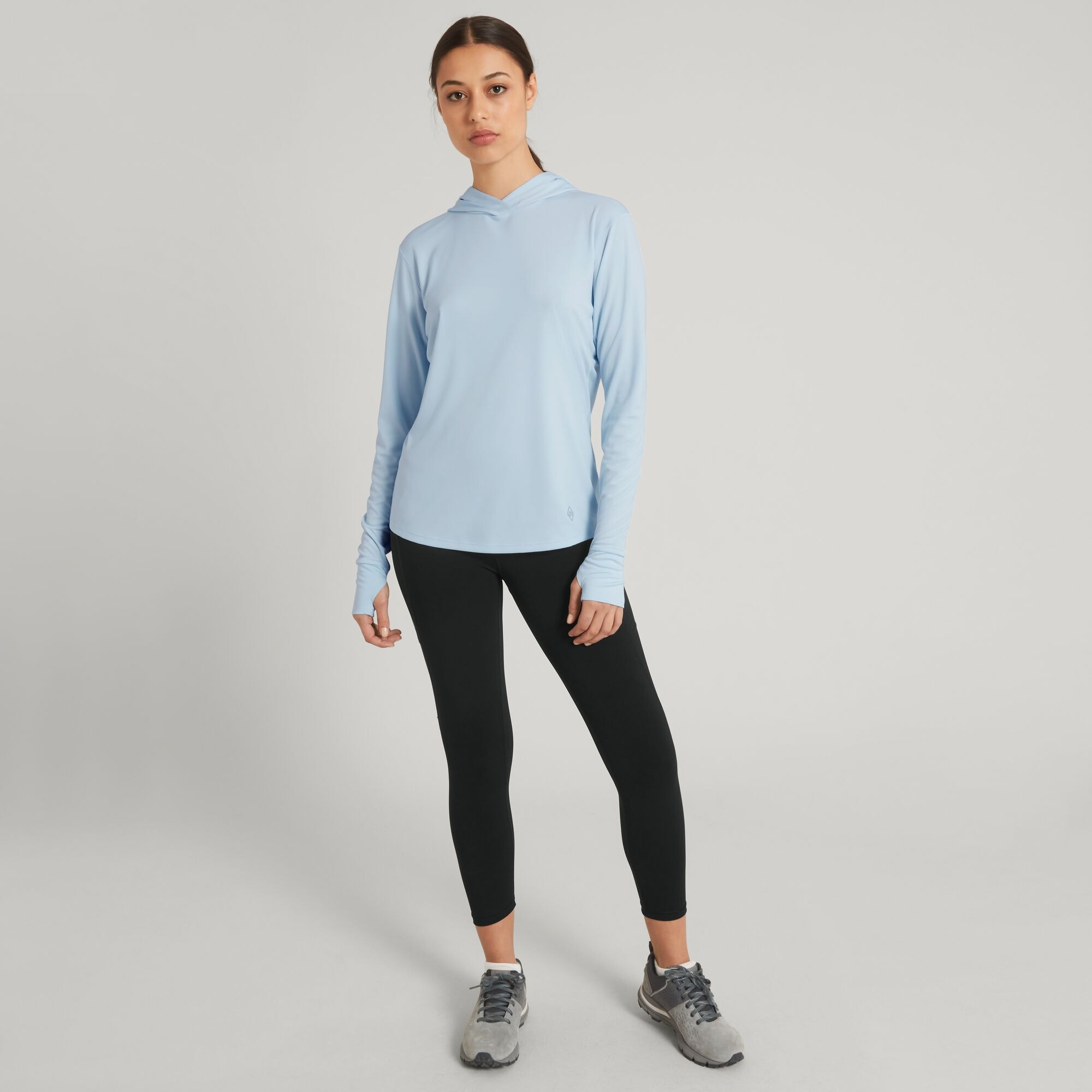 SUN-Stopper Women's Hooded Long Sleeve Top