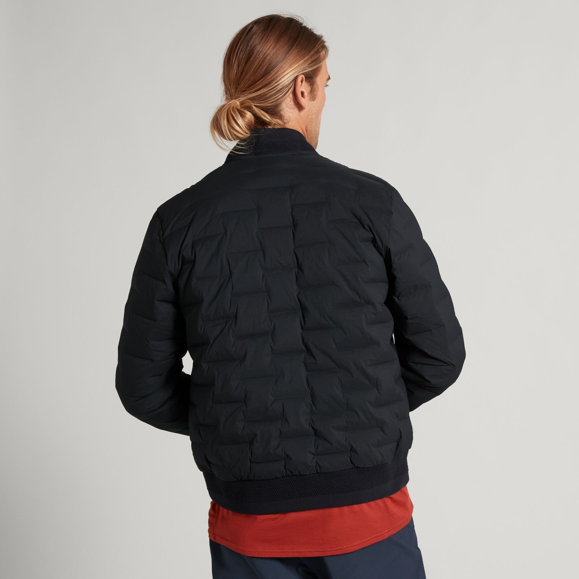 Federate Men's Stretch Down Bomber Jacket