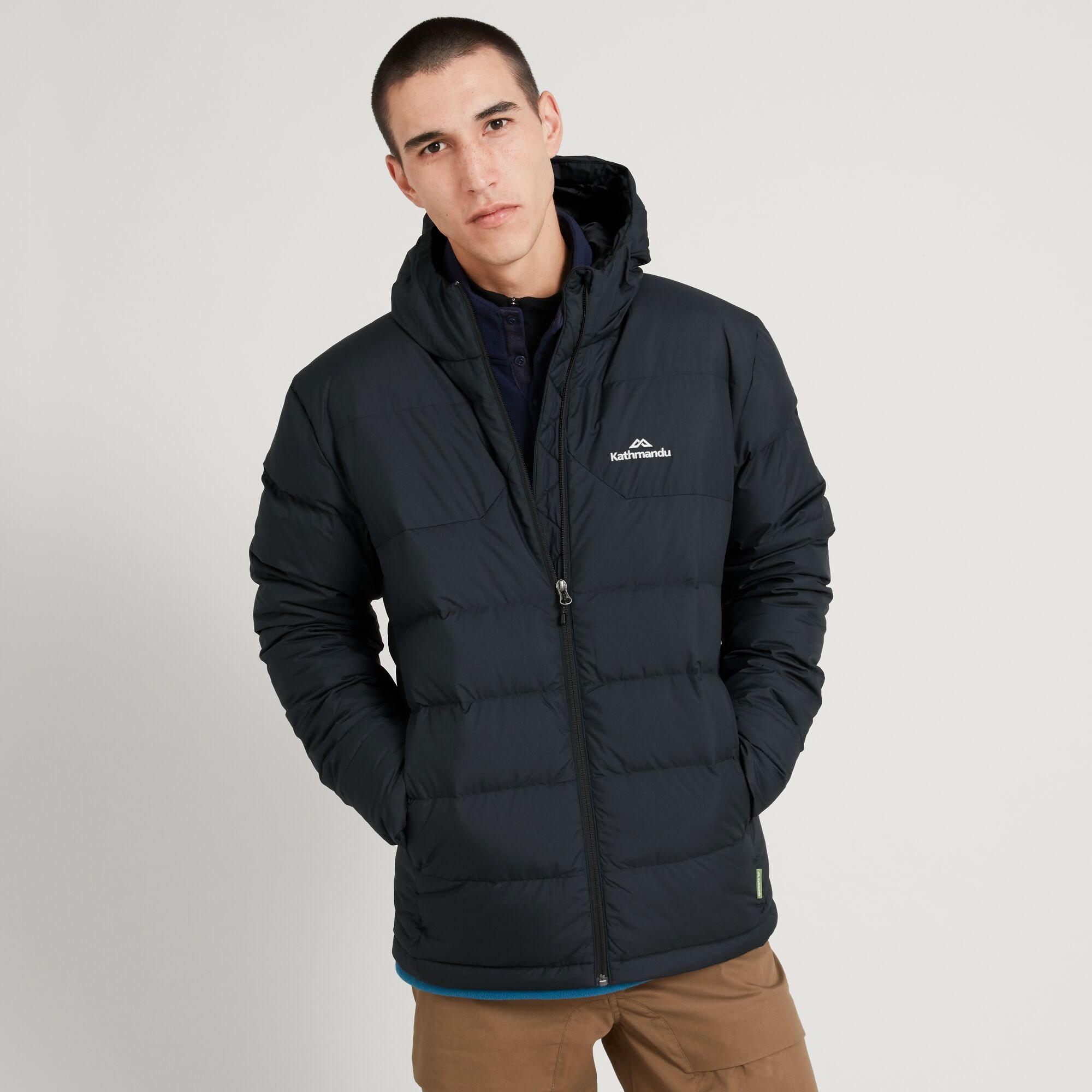 Epiq Men's 600 Fill Hooded Down Jacket