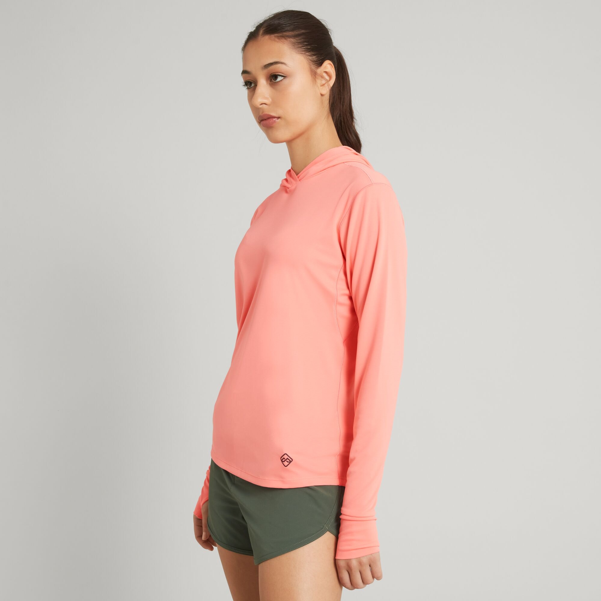 SUN-Stopper Women's Hooded Long Sleeve Top