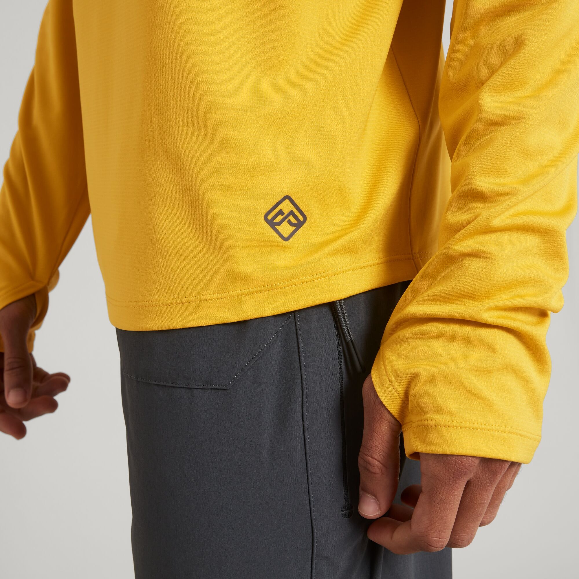 SUN-Stopper Men's Hooded Long Sleeve Top