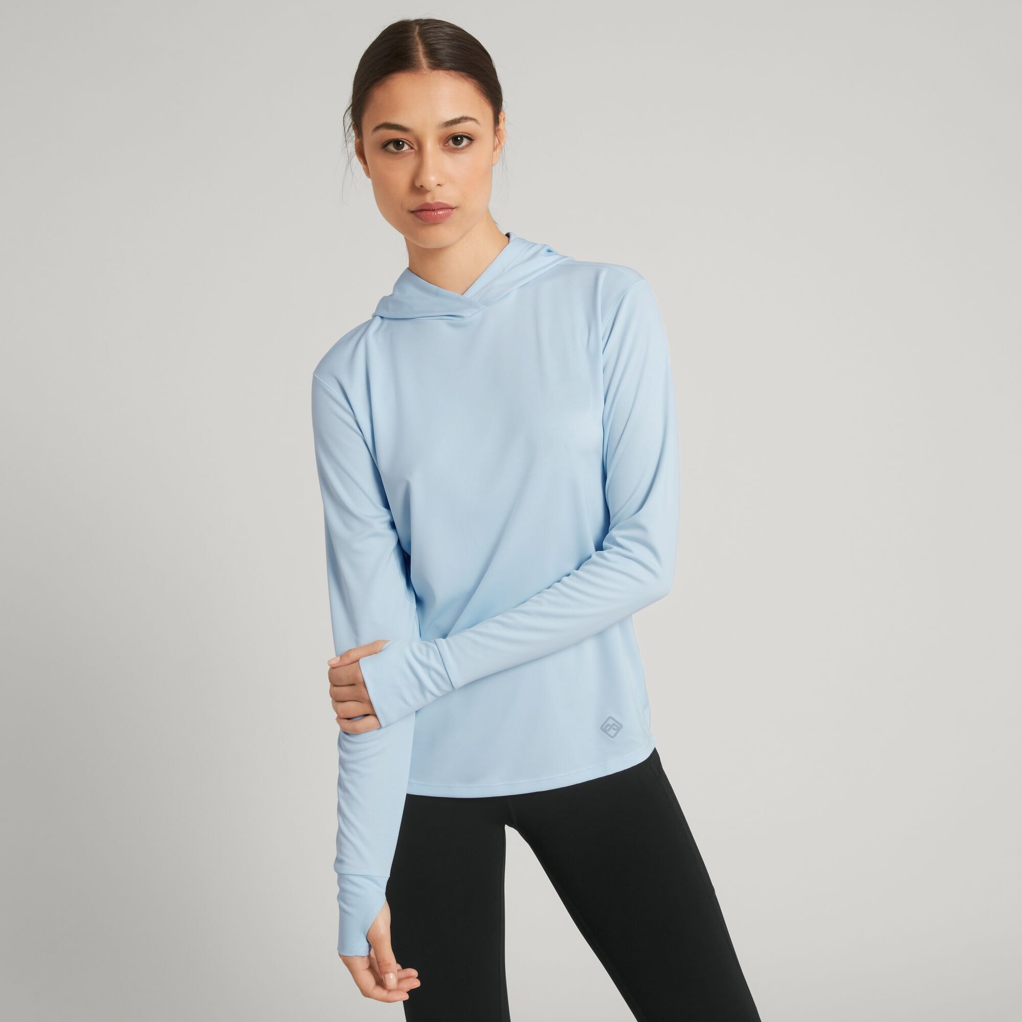 SUN-Stopper Women's Hooded Long Sleeve Top
