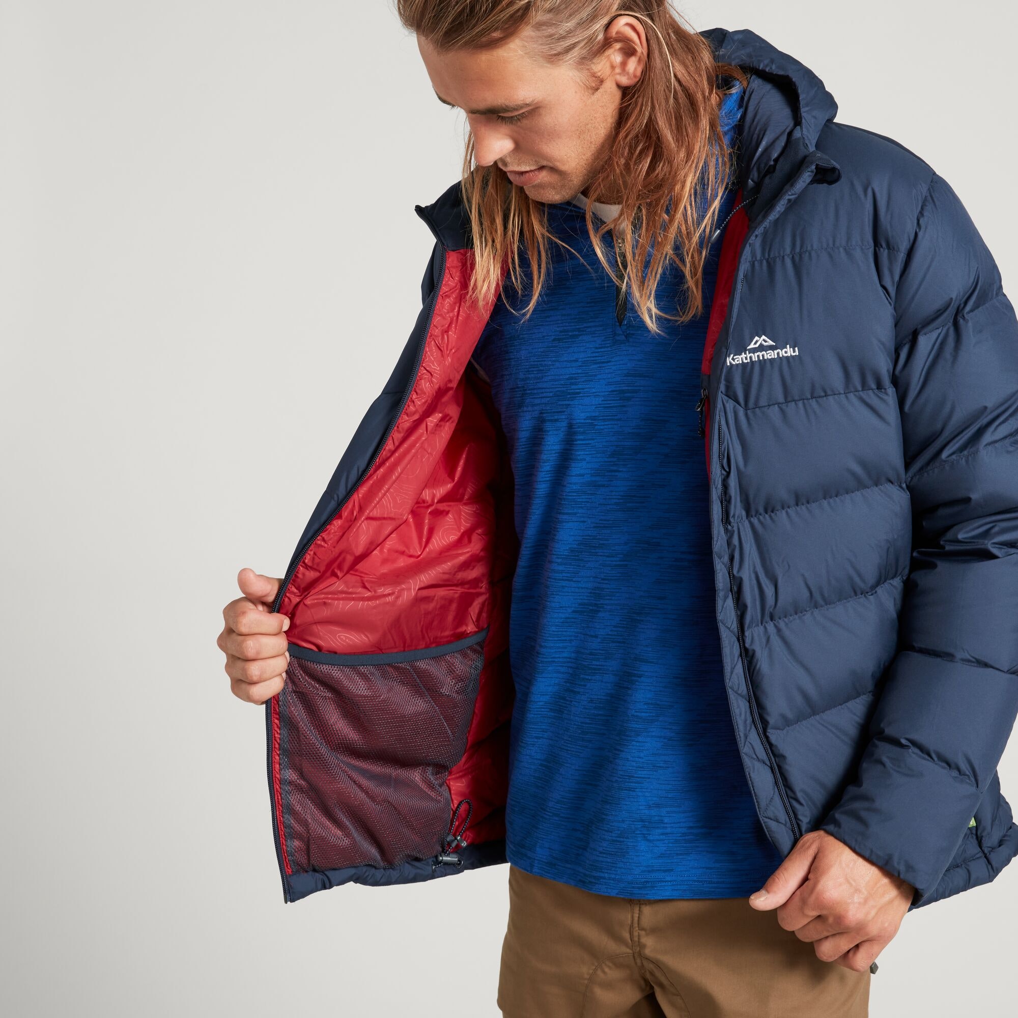 Epiq Men's 600 Fill Hooded Down Jacket