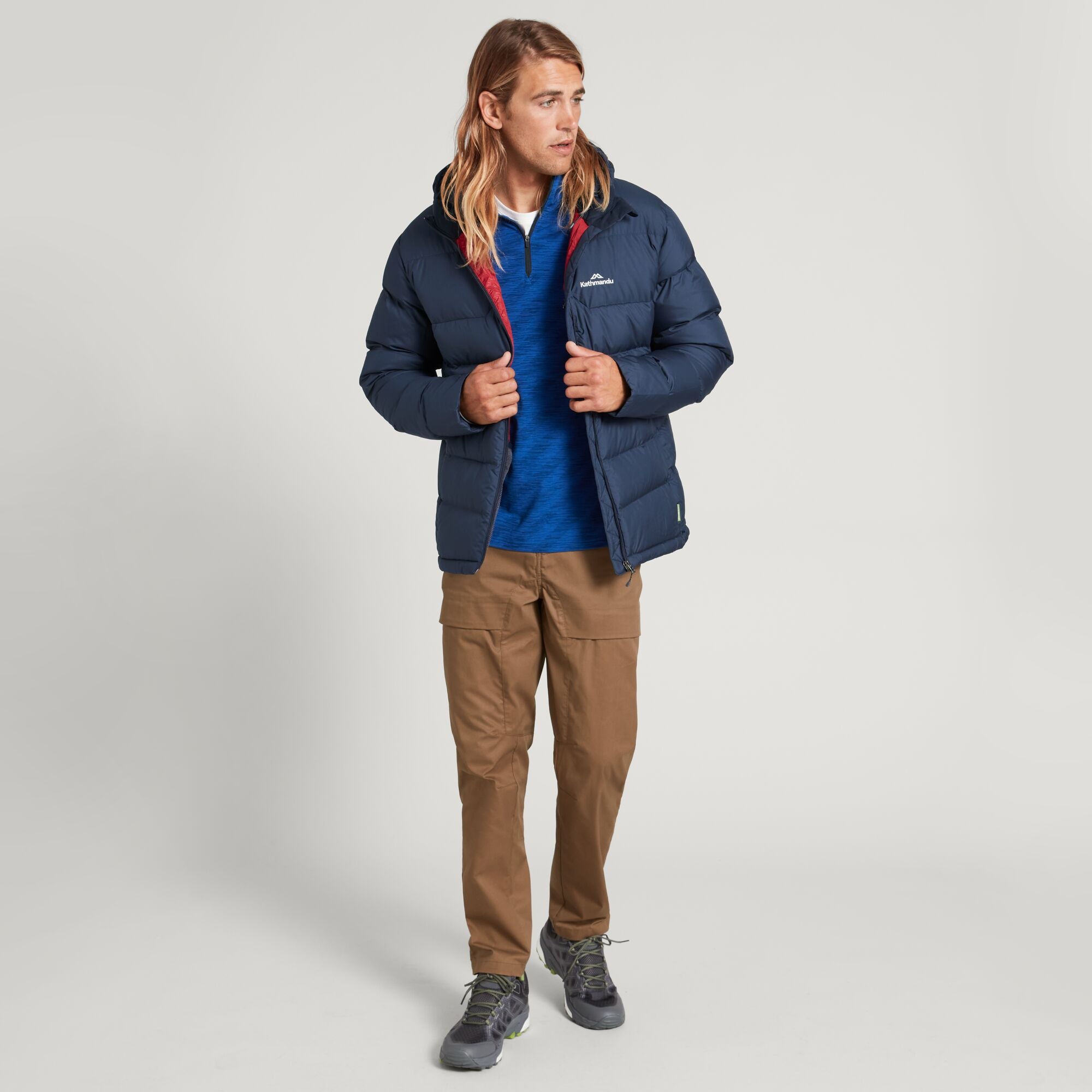 Epiq Men's 600 Fill Hooded Down Jacket