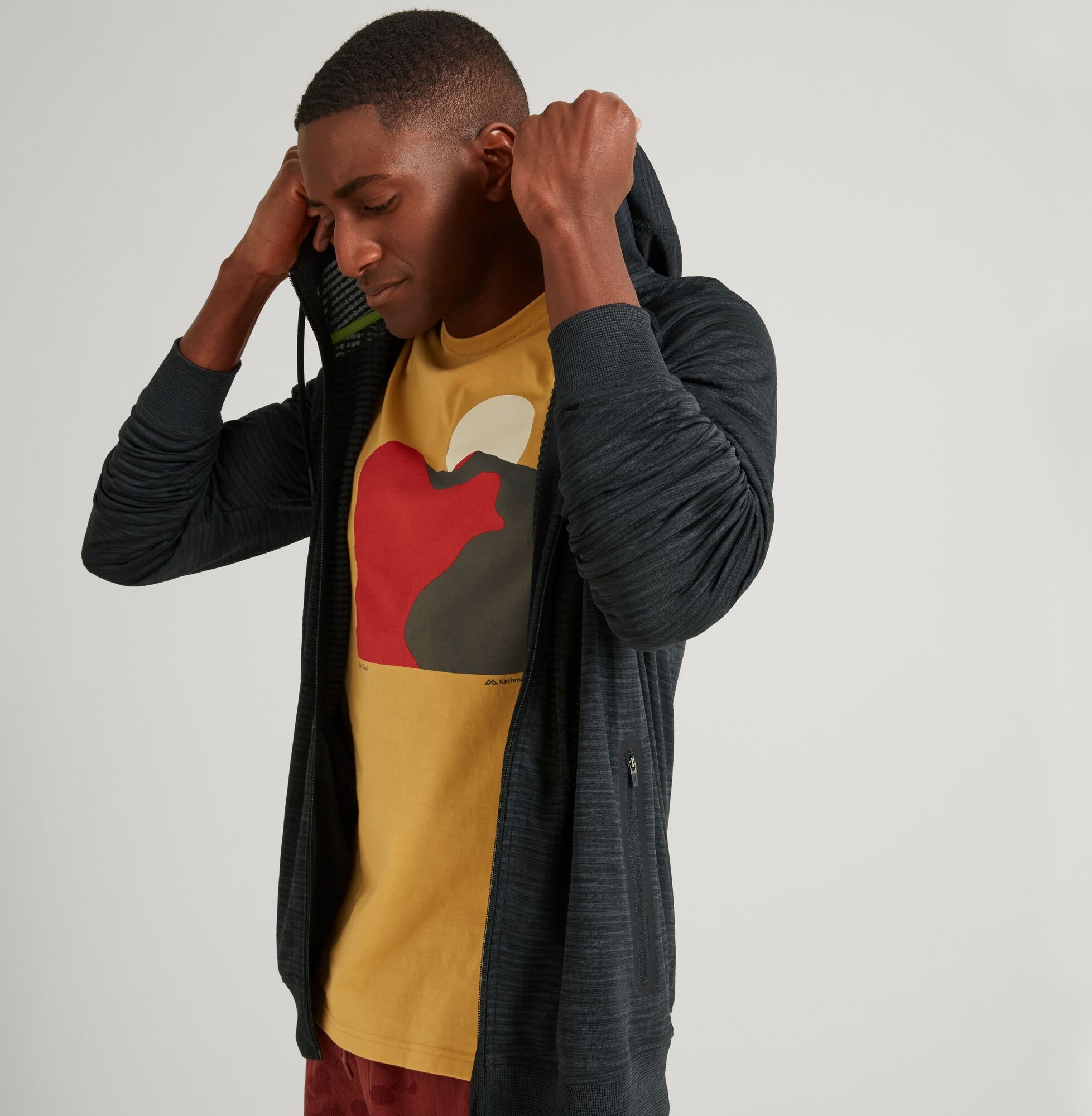 Acota Men's Hooded Fleece Jacket