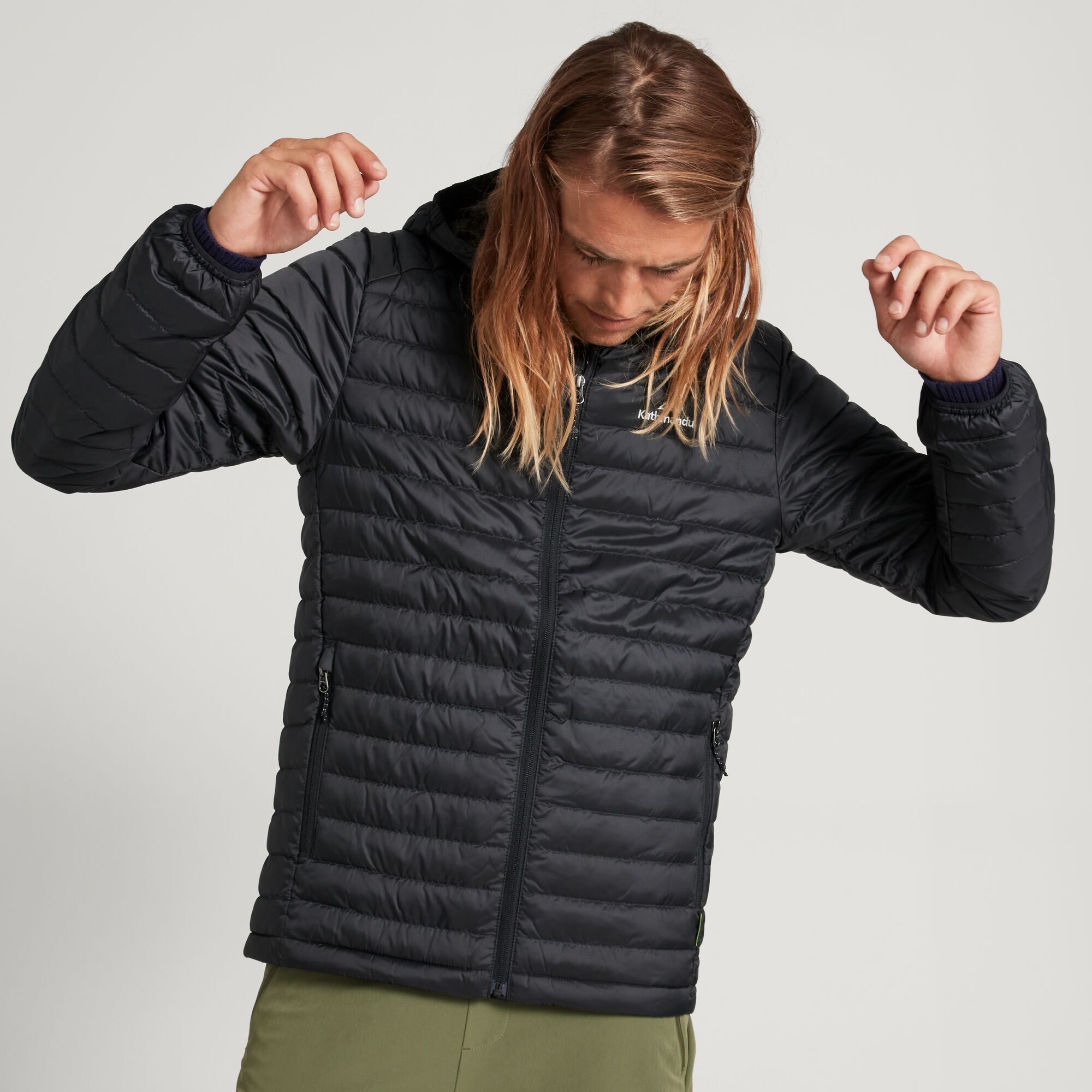 Heli Men's Hooded Down Jacket