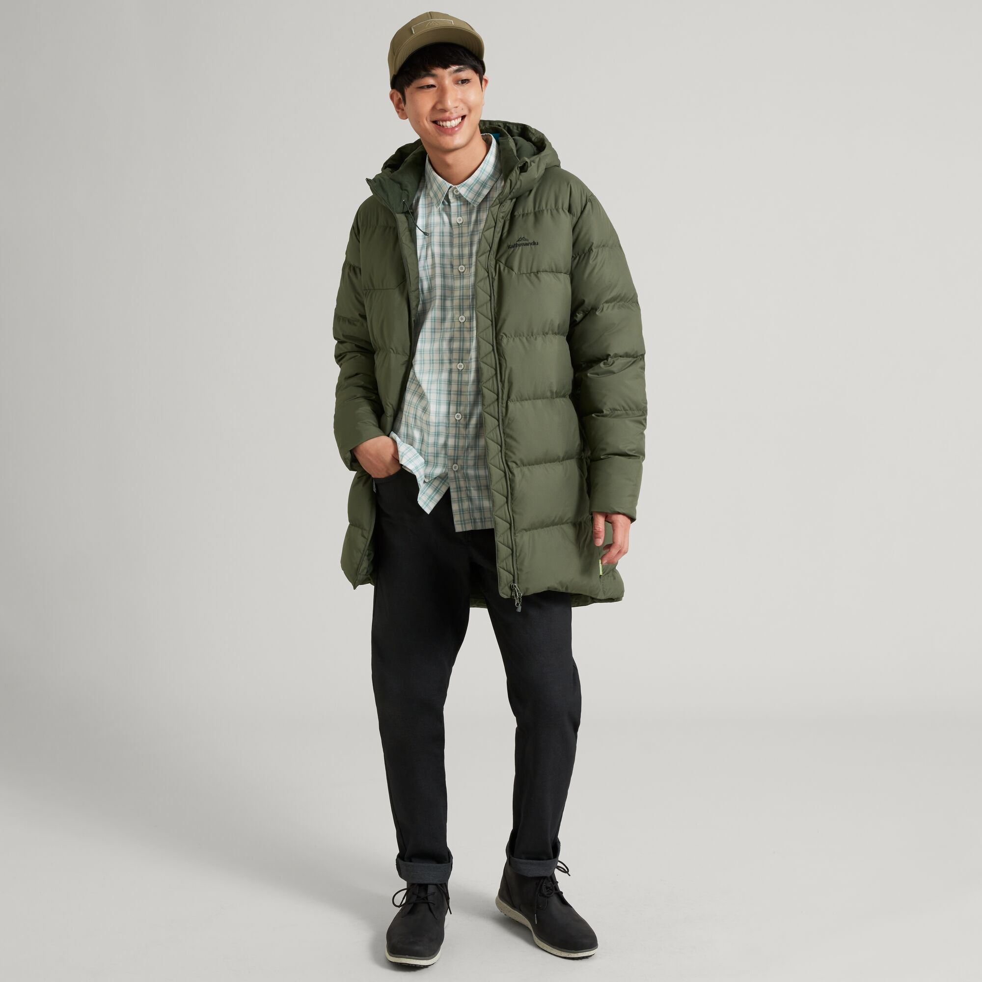 Epiq Men's Longline Down Coat