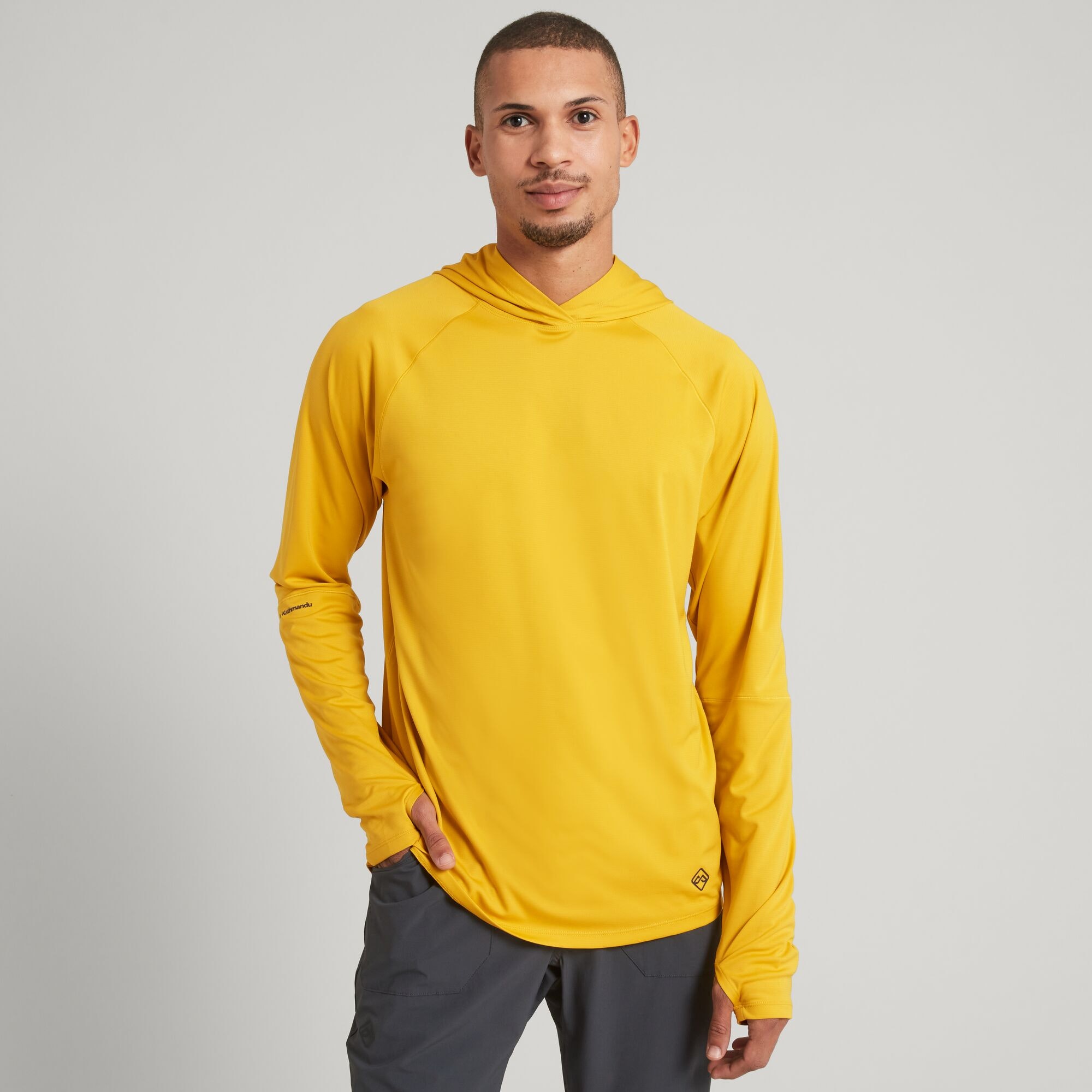 SUN-Stopper Men's Hooded Long Sleeve Top